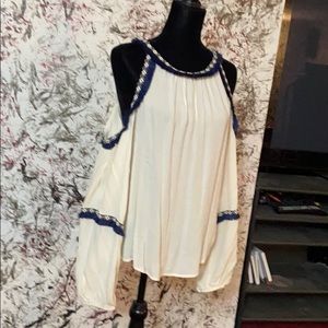 Cold shoulder top